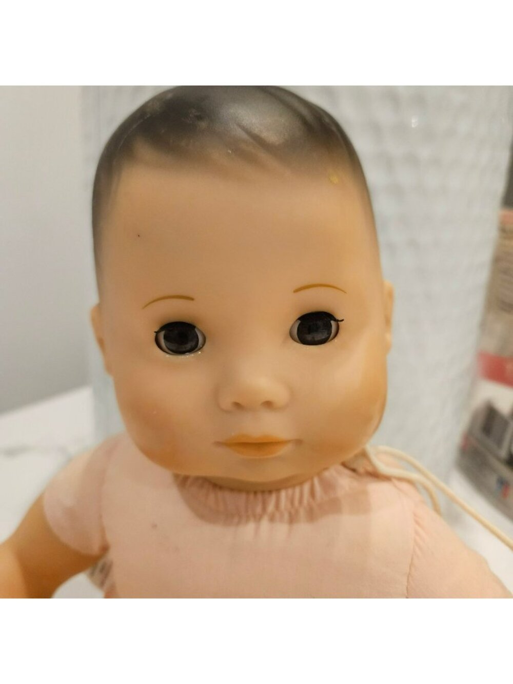 American Girl Bitty Baby Doll Soft Body Vinyl Head brown hair brown eyes
